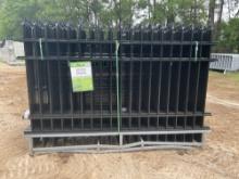 UNUSED 2024 EINGP F10 10 FT WROUGHT IRON SITE FENCE