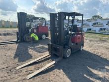 1986 MITSUBISHI FGC25 CUSHION TIRE FORKLIFT SN: AF8250522