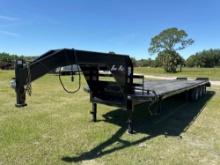 2022 JENNINGS TRAILERS  DG323 28' FLATBED TRAILER VIN: 1J9GF3230NJ143168