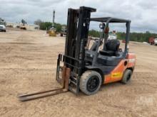 2015 TOYOTA 8FGU30 CUSHION TIRE FORKLIFT SN: 60602