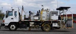 1990 GMC W6000 Line Painting Truck