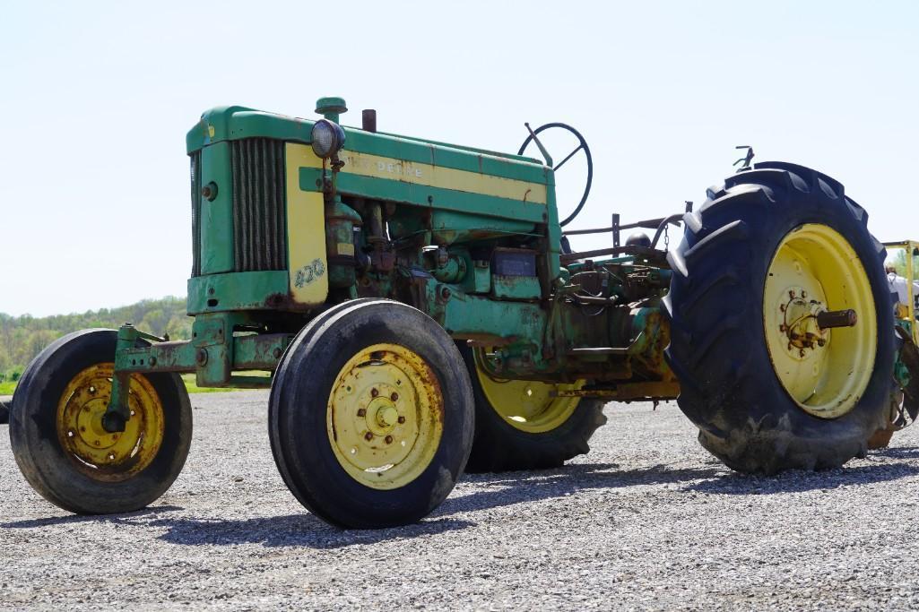 1957 John Deere 420-W Tractor