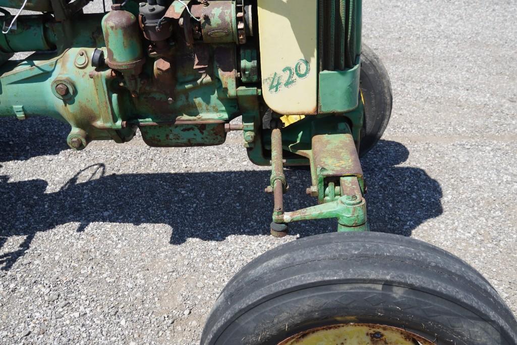 1957 John Deere 420-W Tractor