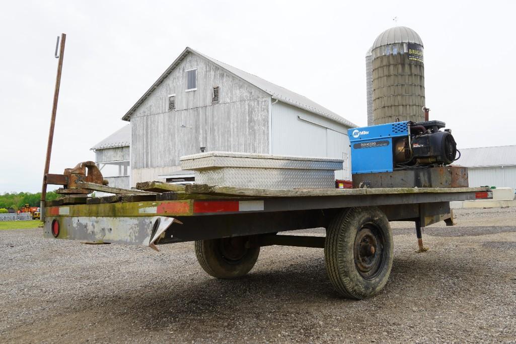 Welder Mounted on Homemade Trailer