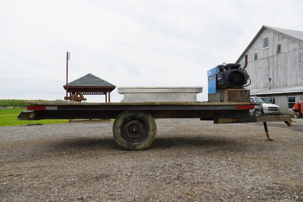 Welder Mounted on Homemade Trailer