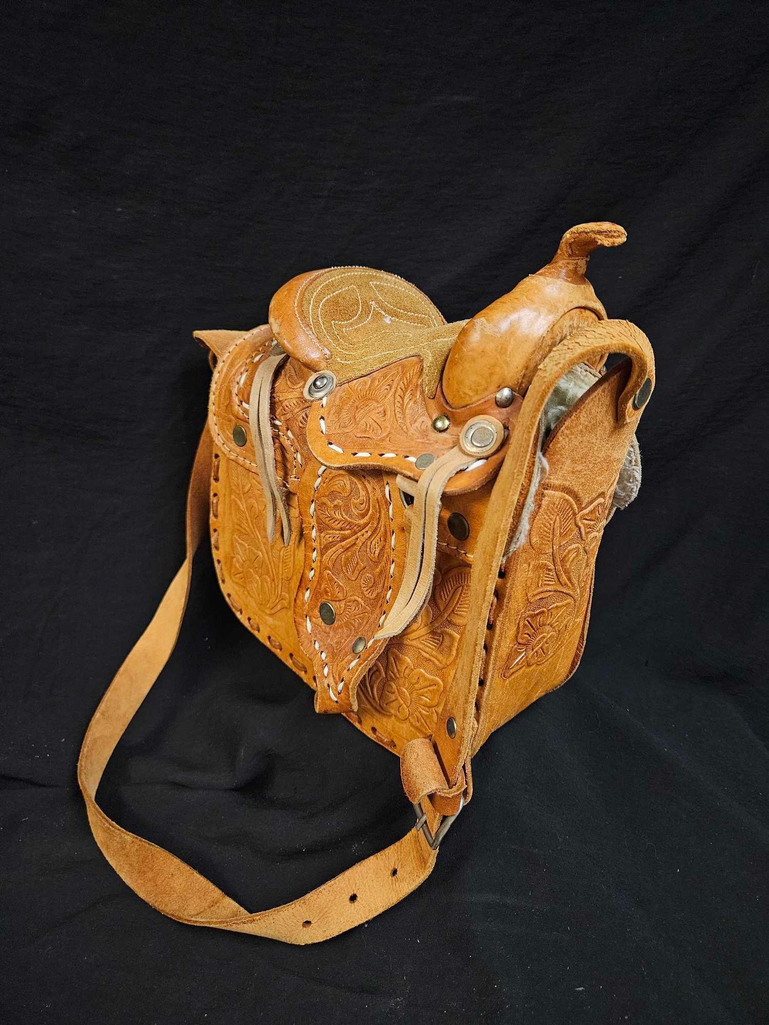 Horse Saddle Ladies Purse, SUPER INTRIGUING! Surely a Statement Piece!