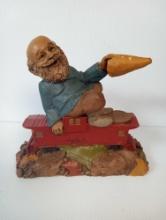 1990's TOM CLARK GNOMES, HARRY (TRAIN), SIGNED, CAIRN STUDIOS