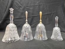 25th, 50th ANNIVERSARY Glass BELLS PLUS