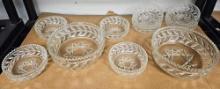 (2) VINTAGE SALAD AND BOWLS SETS , 10 pcs