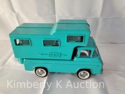 Ny-Lint Pressed Steel and Plastic Toy Truck & Camper