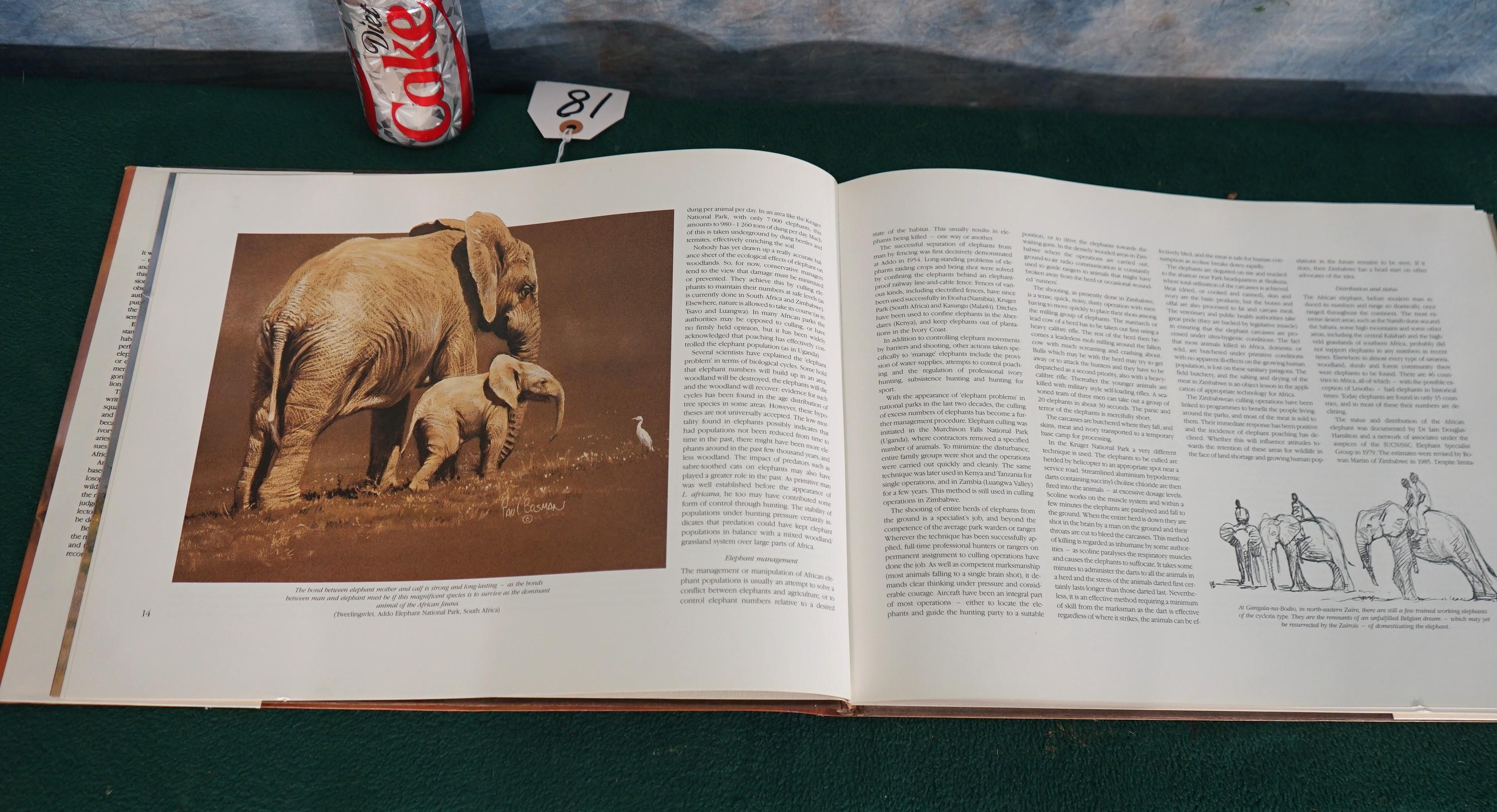 Large Book "Elephant's of Africa"