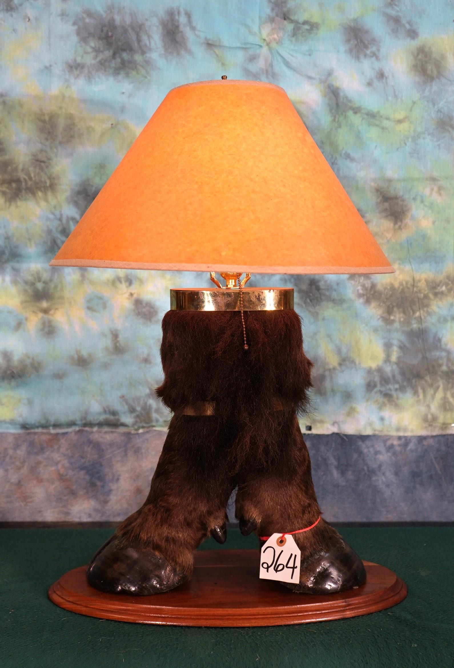 American Bison Foot Lamp