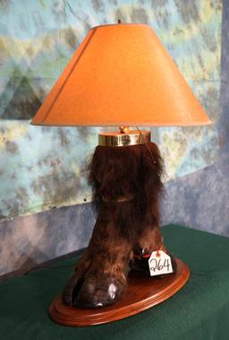 American Bison Foot Lamp