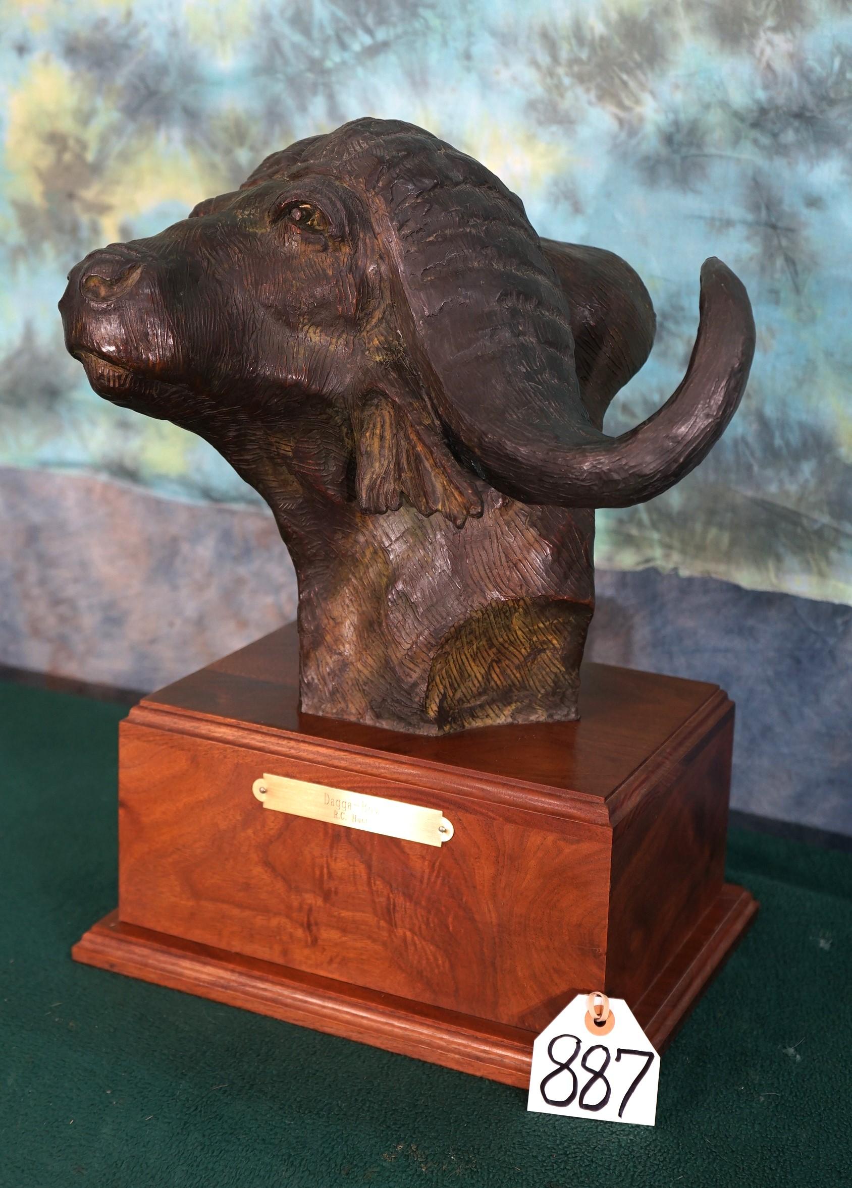 Excellent Cape Buffalo Bronze by R.C. Hunt