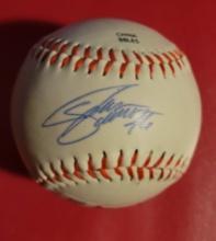 John Schreiber Kansas City Royals Autographed Rawlings Baseball Full Time QR Hologram