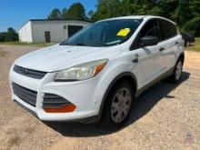 2013 Ford Escape Multipurpose Vehicle (MPV), VIN # 1FMCU0F7XDUB16449