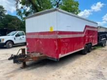 1993 Wells Cargo CEW202 Enclosed Trailer, VIN # 1WC200J21P4013218