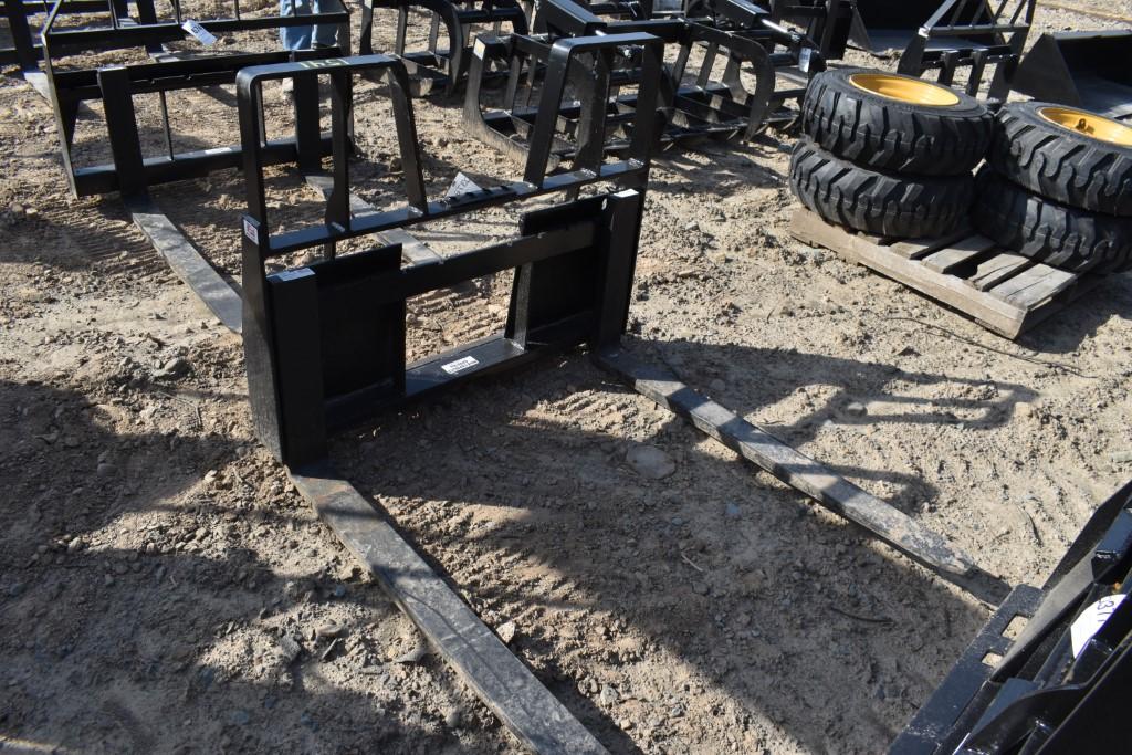 Kivel Quick Attach 48" Walk Through Pallet Forks