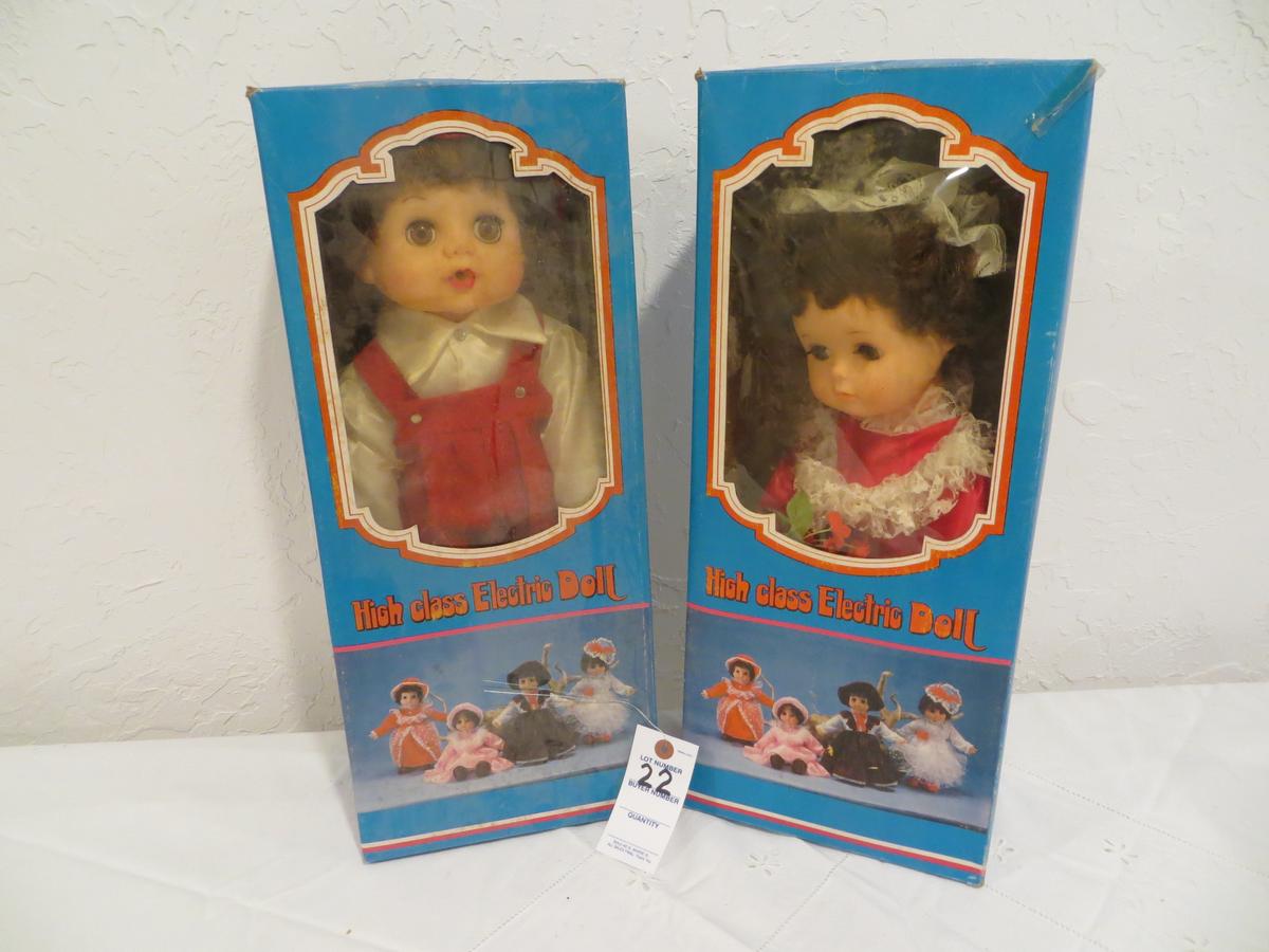 High Class Electric Doll 2 pcs a boy and a girl