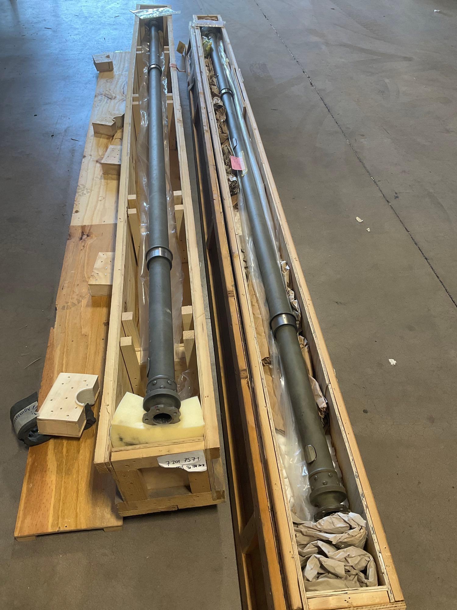 TAIL ROTOR DRIVE SHAFTS 3T6510A00241 (1 REMOVED FOR OVERHAUL & 1 REMOVED FOR CORROSION)