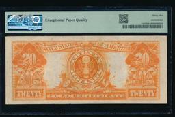 1922 $20 Gold Certificate PMG 35EPQ