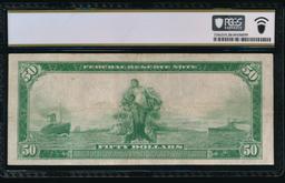 1914 $50 Chicago FRN PCGS 30