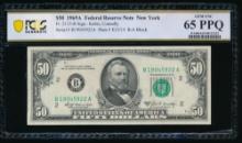 1969A $50 New York FRN PCGS 65PPQ