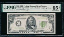 1934 $50 Chicago FRN PMG 65EPQ