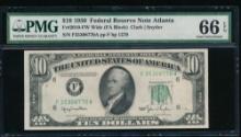 1950 $10 Atlanta FRN PMG 66EPQ