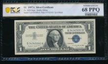 1957A $1 Silver Certificate PCGS 68PPQ