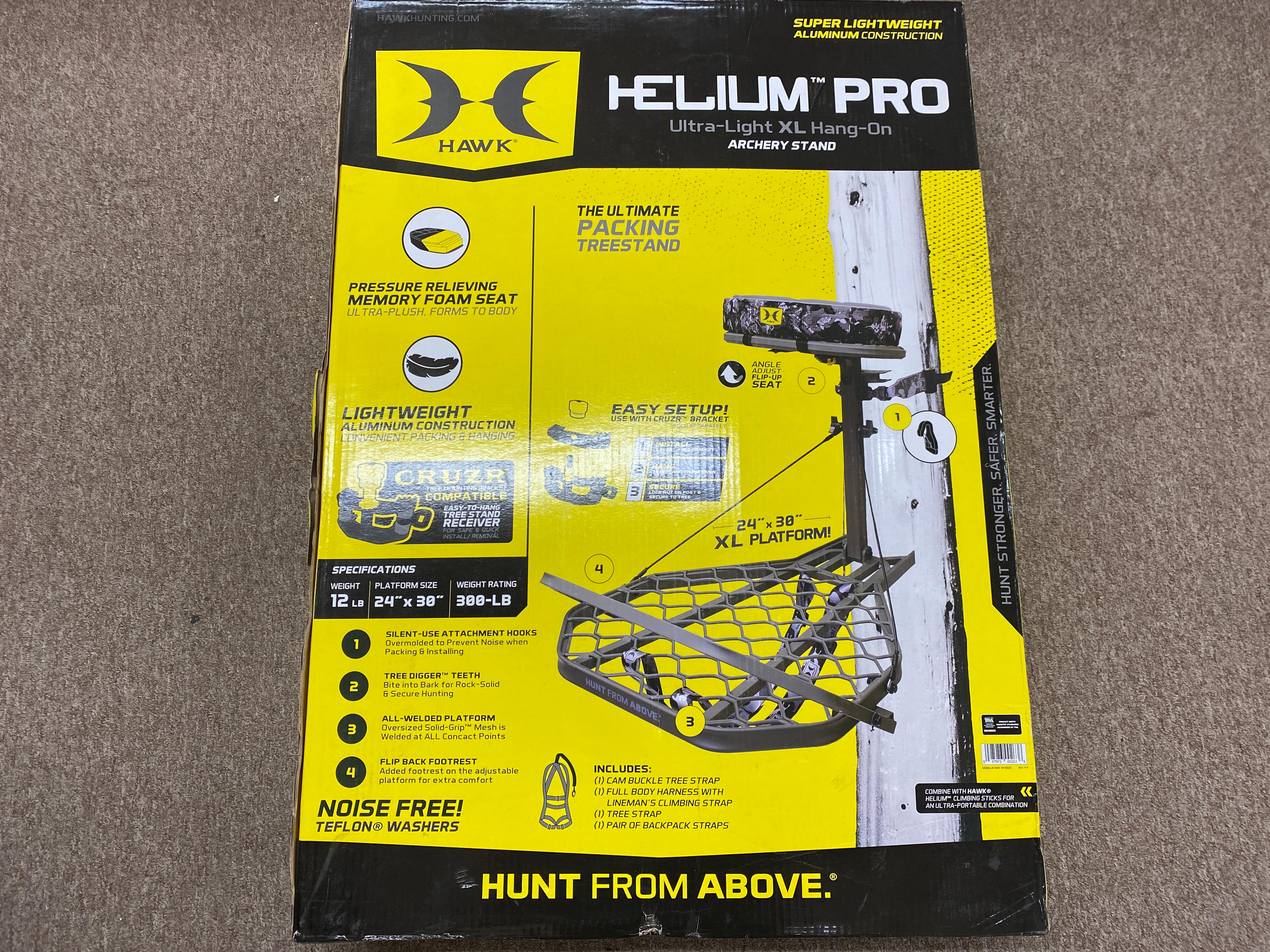 HAWK HELIUM PRO ULTRA LIGHT ARCHERY TREE STAND