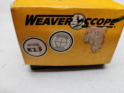 NOS VINTAGE WEAVER K2.5-C3 2.5X SCOPE