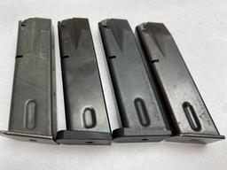 (4Pcs.) BERETTA 92 15RD 9MM MAGAZINES