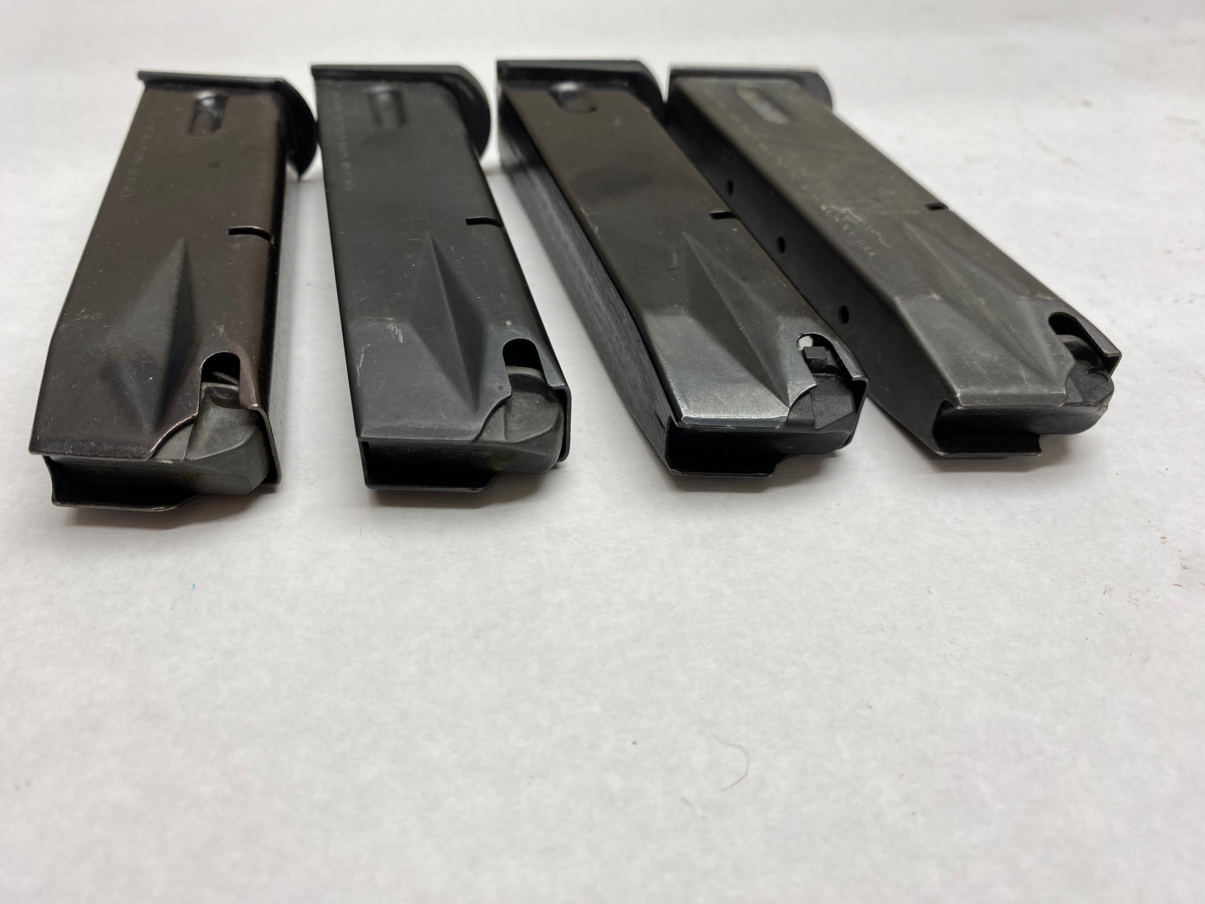 (4Pcs.) BERETTA 92 15RD 9MM MAGAZINES