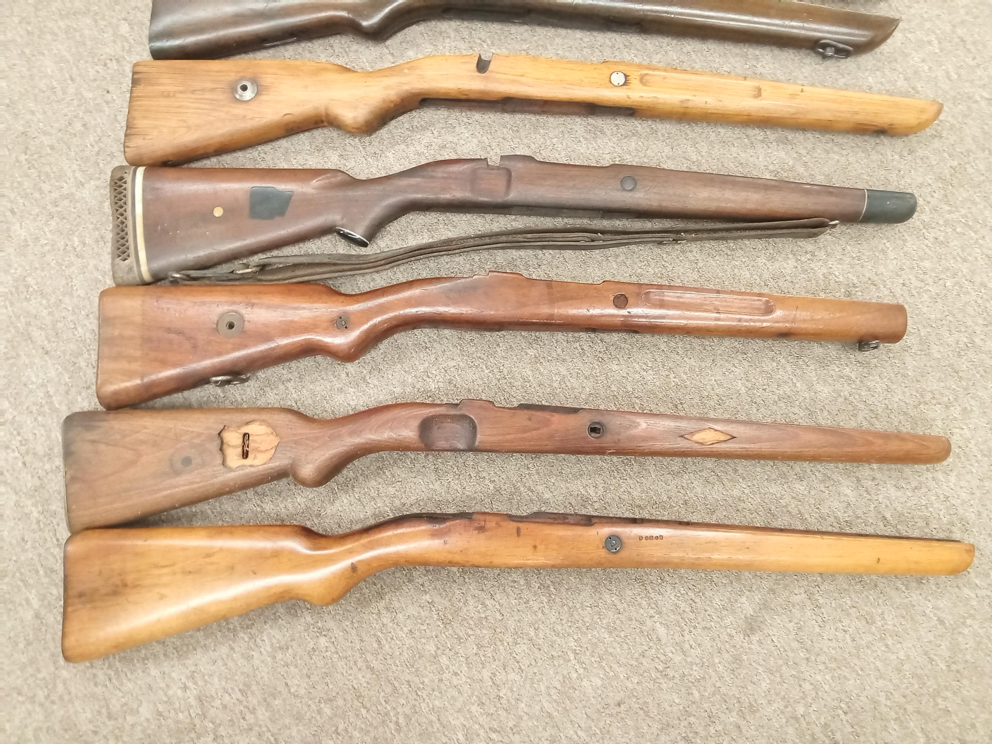 (7Pcs.) SPORTERIZED MAUSER 98 STOCKS