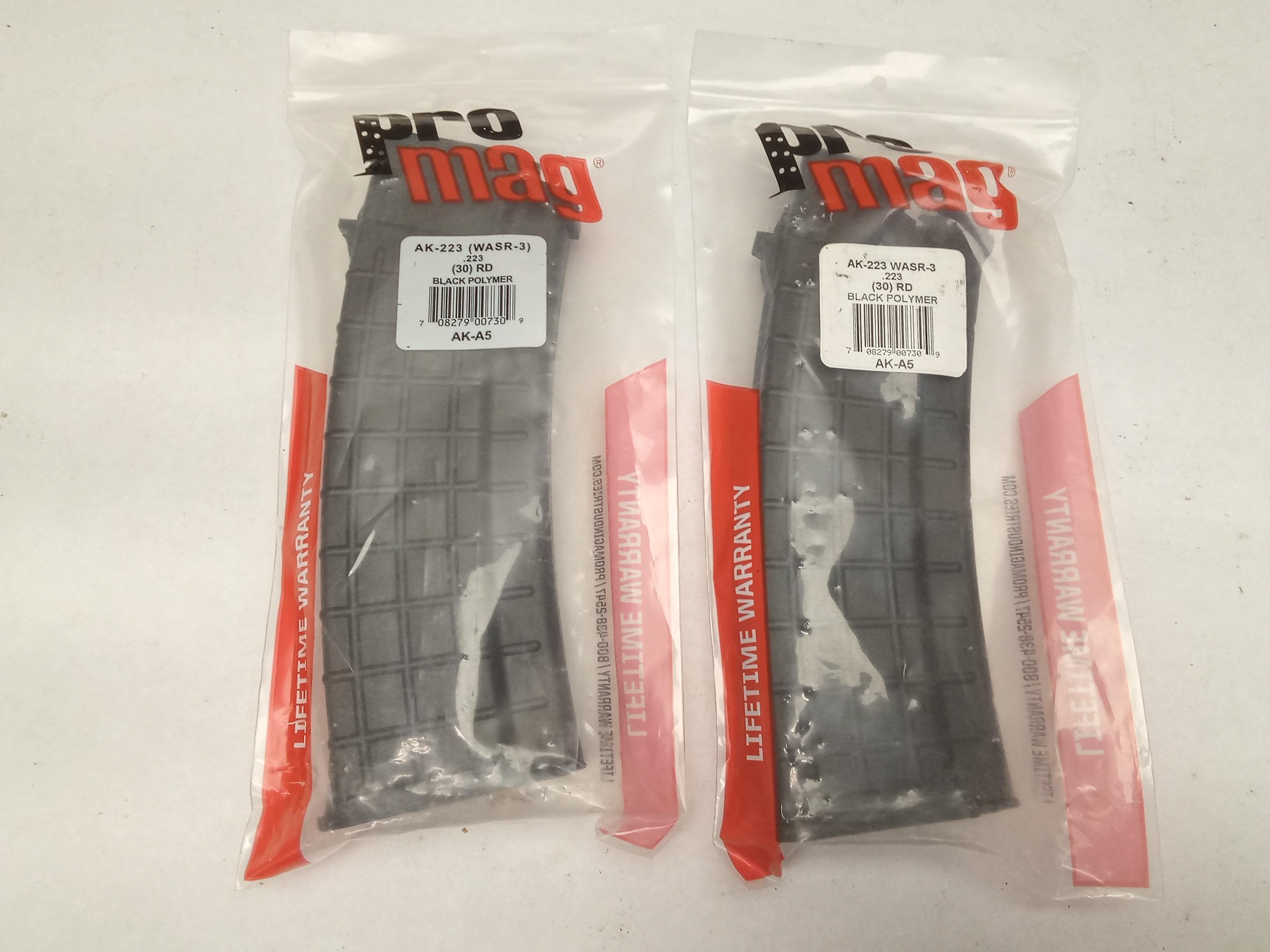 (2Pcs.) PROMAG AK-223 30RD .223REM MAGAZINES