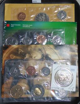 Variety: 1969, 2000, 2001 Canada UNC. Sets. 1974