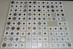 6 pages of World Coins (19 Silver coins).