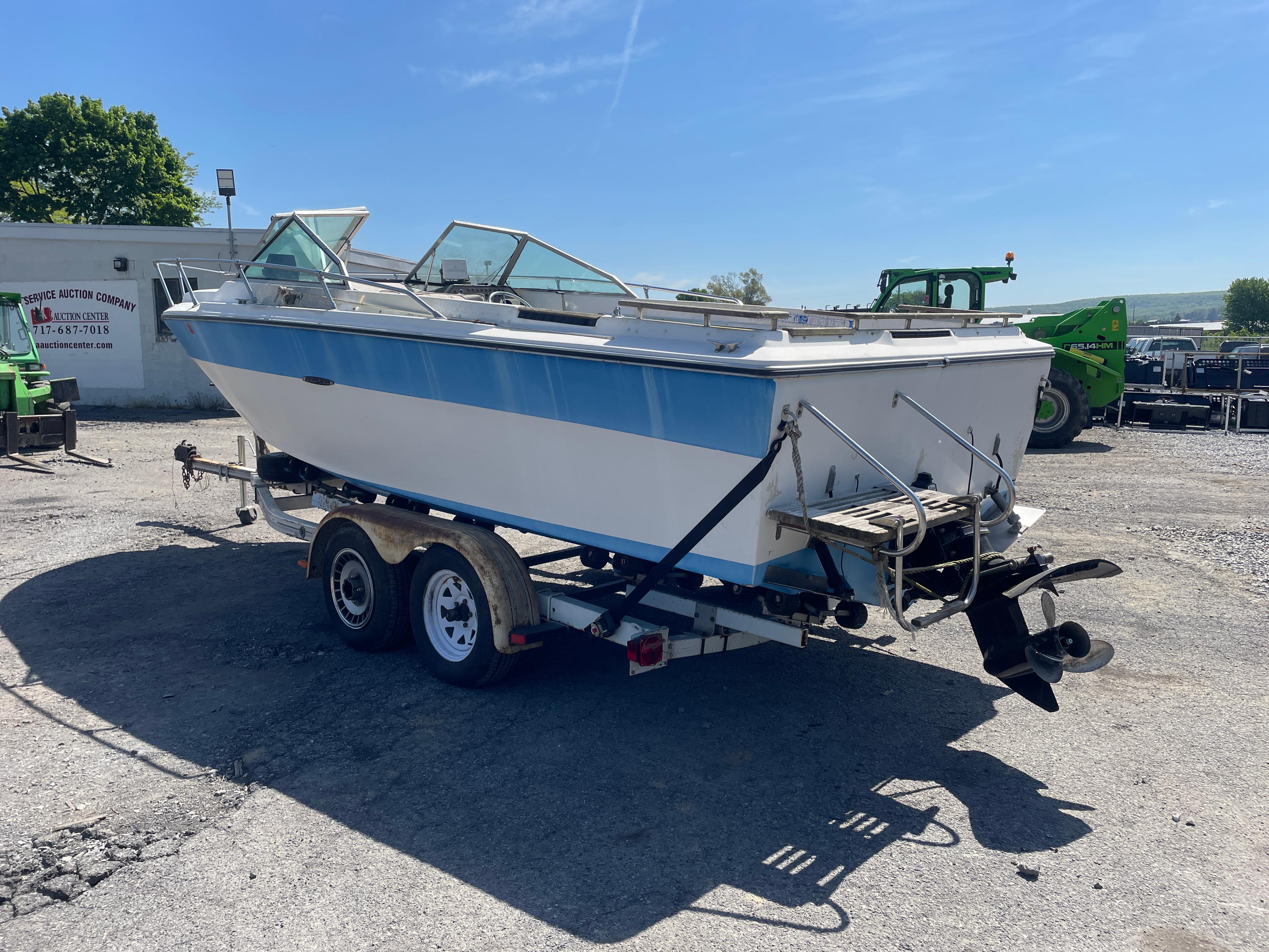 1977 Sea Ray 21' Boat W/ Trailer