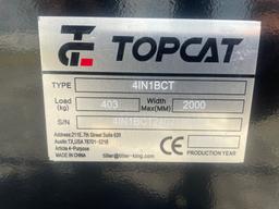 New Topcat Quick Attach 72" 4 IN 1 Bucket