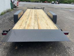 New 2024 22' Hydraulic Tilt Equipment/Car Trailer