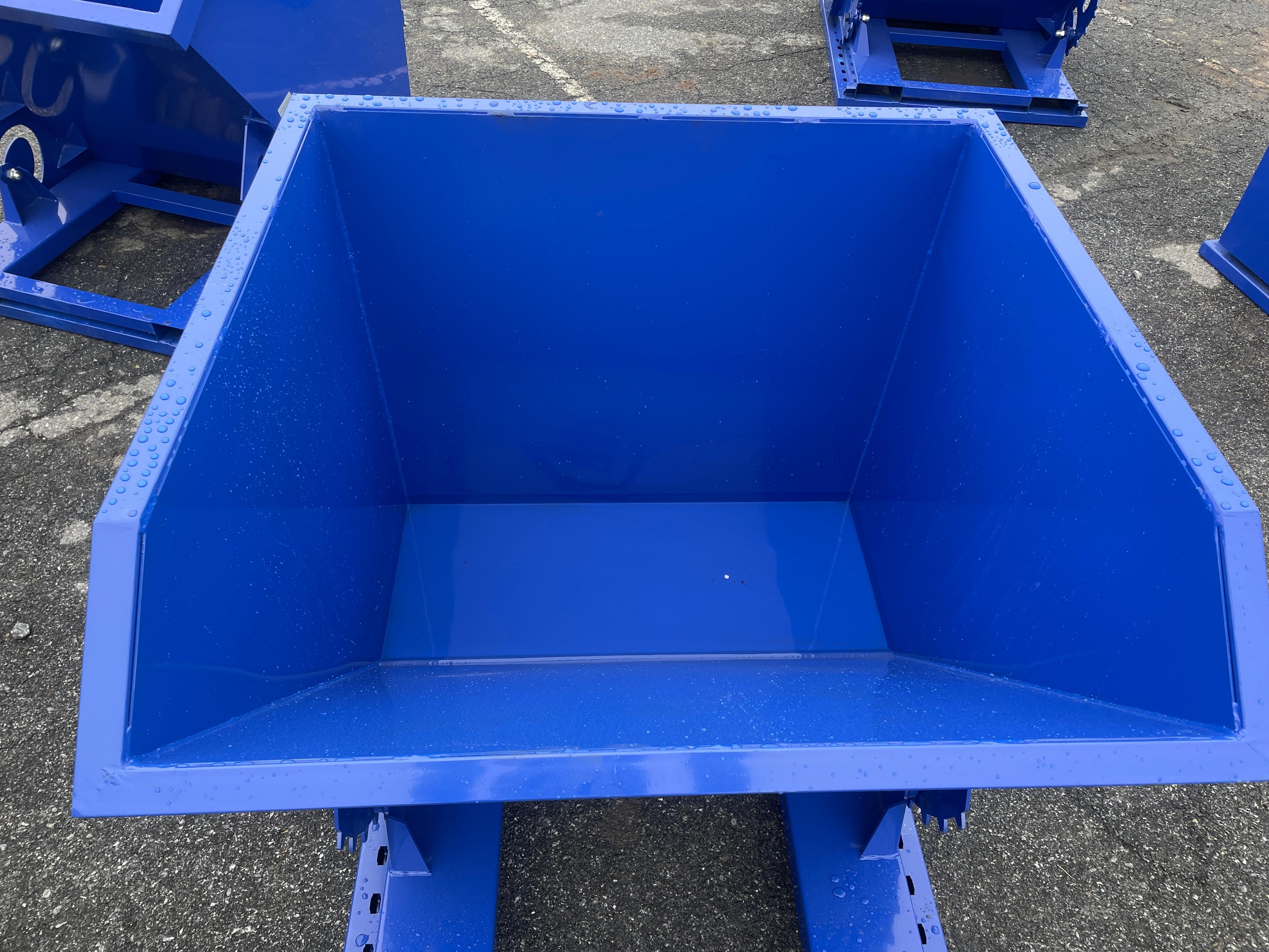 New Hopper Dumpster W/ Fork Inserts