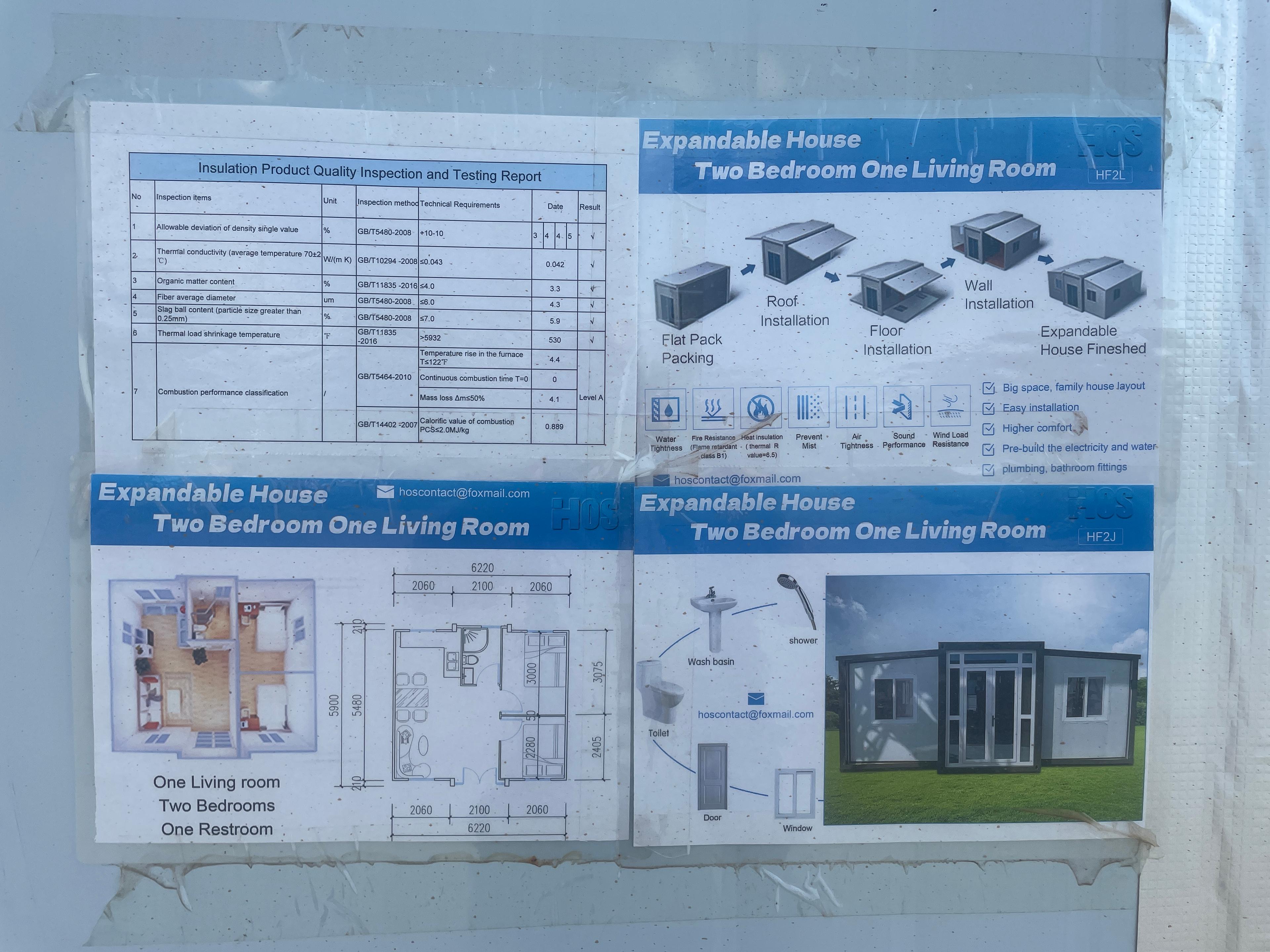 New HOS 20X20' Expandable House