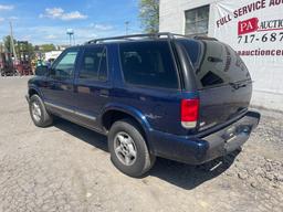 2001 Chevy 4X4 Blazer