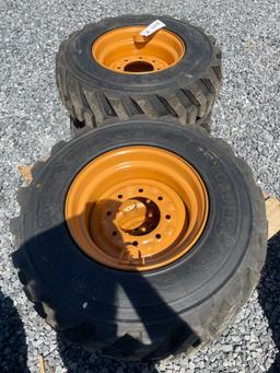 New Set Of (4) 12-16.5 NHS Skid Loader Tires