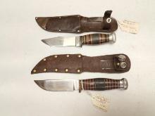 (2Pcs.) CATTARAUGUS FIXED BLADE KNIVES