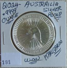 2024 Australia Kangaroo 1 Troy Oz. .9999 (Charles)