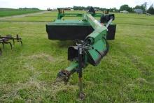 John Deere Model 530 Disc Bine, 9' 9", 540 pto, has roller conditioners, owner says "it works, he is