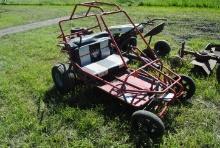 Yerf Dog Go-kart with Predator 212cc engine, runs