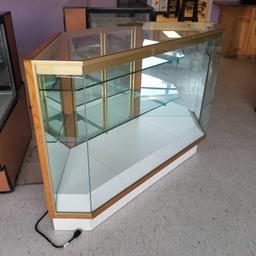 Lighted Corner Display Cabinet